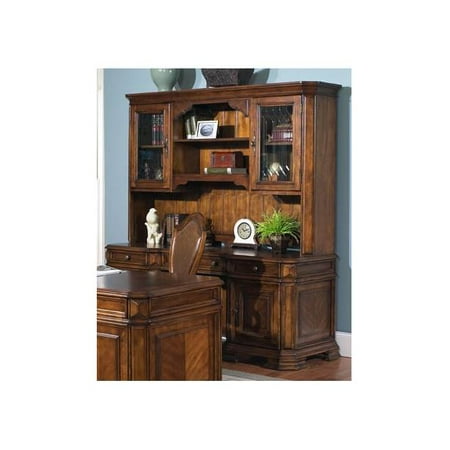 2 Pc Madison Traditional Computer Desk W Gl Door Hutch Set 2 Pc Madison Traditional Computer Desk W Gl Door Hutch Set