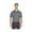 CHARCOAL, variant on Men's Cool & Dry Mesh Pique Polo Shirt, Style 8210