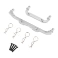 thumbnail image 1 of Soportes para postes de carrocería delanteros y traseros RC 1/14, piezas metálicas, componentes de chasis de alta resistencia plateado, 1 of 9