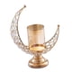 thumbnail image 5 of Candelabros de pilar, candelabros en forma, centros de mesa, decoración de mesa de boda de Metal, candelabros de decoración para el hogar y el dormito Dorado Macarena Candelero, 5 of 8