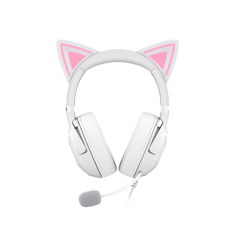 Razer - Kraken Kitty V2 Wired Gaming Headset - White
