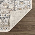 thumbnail image 5 of Hauteloom Hiti Living Room, Bedroom Machine Washable Area Rug - Traditional Oriental Medallion Carpet - Brown, Beige, Cream, Gray - 5'3" x 7', 5 of 14