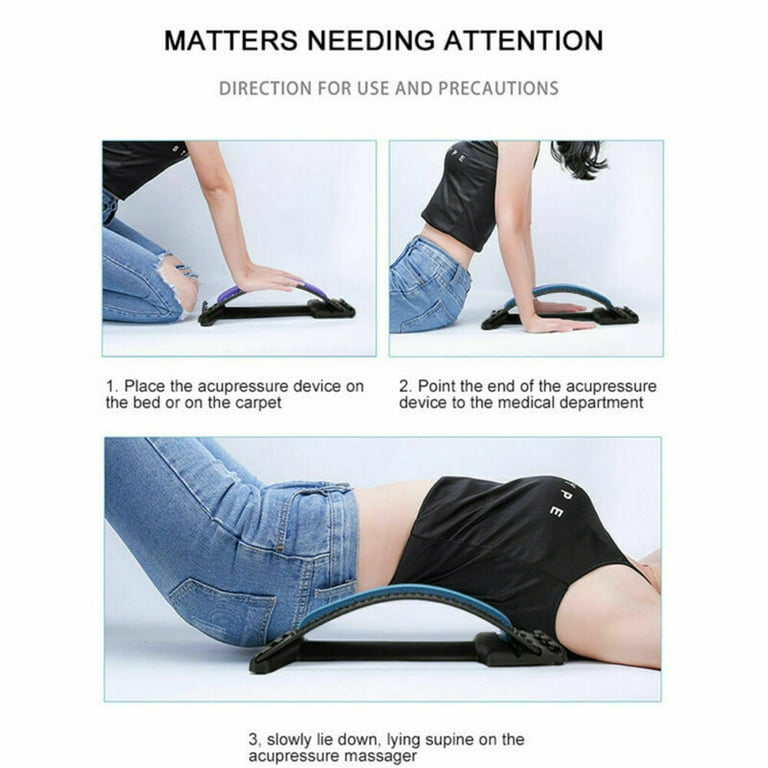 Miumaeov 57-83 Back Stretcher Multi-functional Cervical Spine Stretcher  Machine Older Teenager Backright Lumbar Relief Neck Decompression Massage