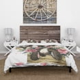 thumbnail image 3 of Designart 'Cute cartoon bunny toy' Animals Duvet Cover Set, 3 of 4