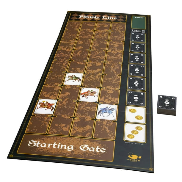 Juego de carreras de caballos de mesa TRIPL3 Crown Angler Games