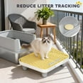 thumbnail image 2 of 23.7" XL Spacious Stainless Steel Cat Litter Box - 5.7" High Walls, Filter Pedal & Scoop, Mess-Free for Cats Up to 15 lbs (23.7"Lx15.8"Dx11.7"H), 2 of 7
