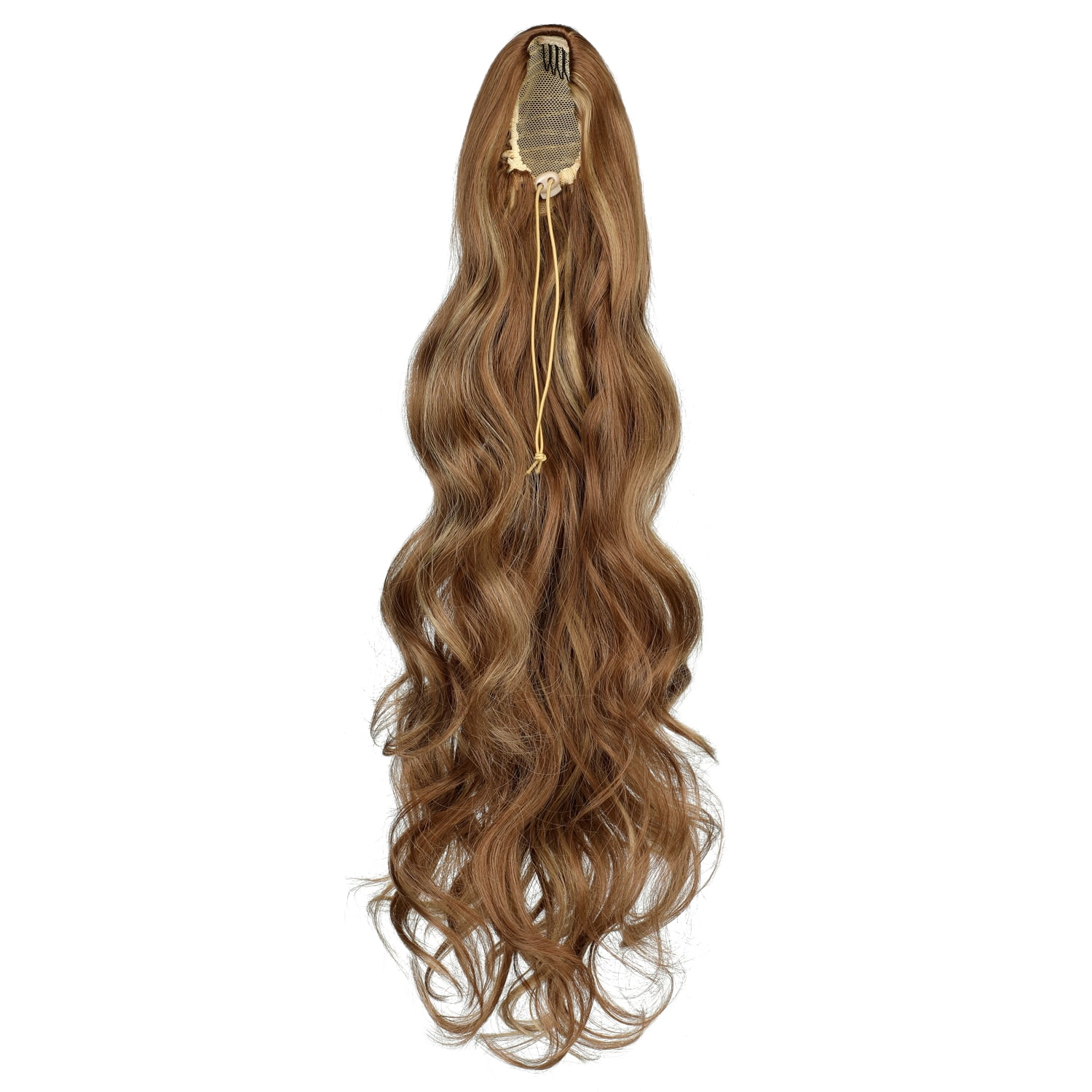 <span data-automation-id="product-title">Dulchany <font color="#0000FF"><b>22" Long Wavy Drawstring Ponytail</b></font>, Women Natural Soft Clip in Ponytail Extension Synthetic Hair Extensions Hairpie