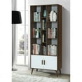 thumbnail image 3 of Milton Greens Stars Inc Modern Wood Book Shelves in Dark Walnut/White, 3 of 3