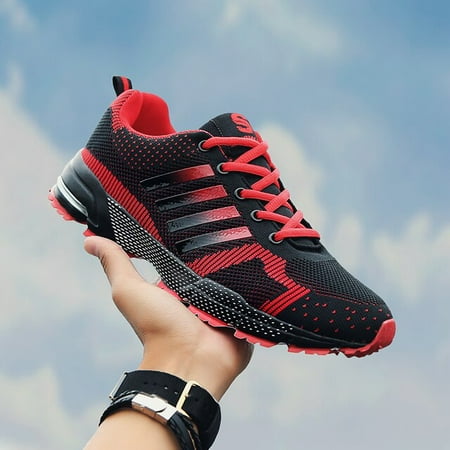 

Mens Shock Absorption Outdoor Leisure Sports Shoes Man Lightweight Hiking Cross-country Shoes Male Gym Training Sneakers