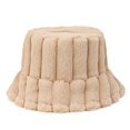 thumbnail image 2 of Women Faux Fur Bucket Hat Winter Warm Ribbed Fisherman Cap for Outdoor Activities, 2 of 6