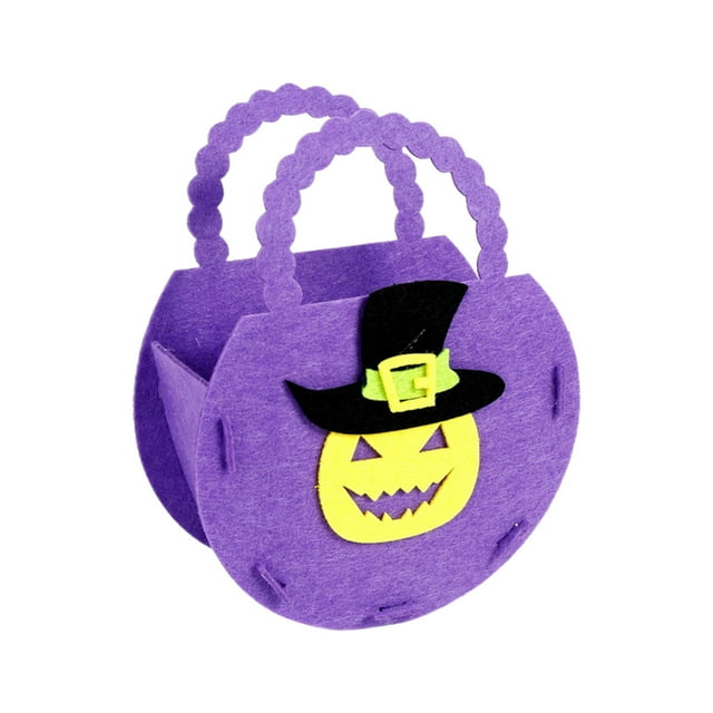 Sac de Rangement Alimentaire d'Halloween pour Bonbons Sacs Réutilisables en Tissu Non Tissé pour Célébrations de Vacances pour Fournitures et Décorations de Fête d'Halloween