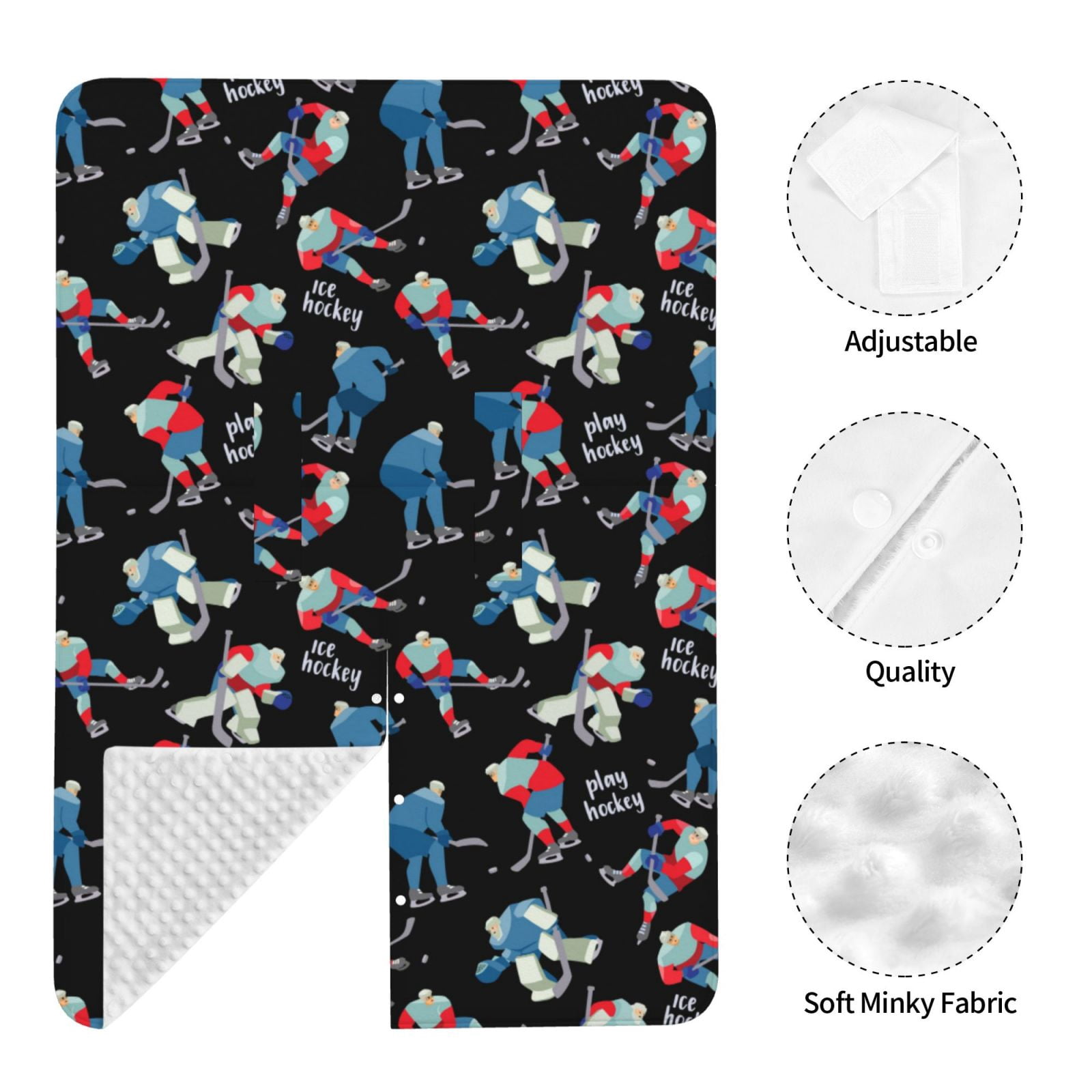 Car Seat Cover Baby - ice hockey black cool Breathable Infant Car Seat Cover for Baby Carseat, Lightweight Comfort Baby Essentials Must Haves Newborn Stuff for Girl Boy