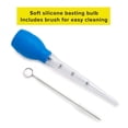 thumbnail image 4 of Tasty Turkey Baster Set with Cleaning Brush, Silicone Bulb, Royal Blue, 4 of 7
