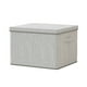 thumbnail image 2 of Caja de almacenamiento plegable de gran capacidad | Organizador de ropa de tela no tejida | Cesta plegable para guardarropa y hogar | Varios tamaños disponibles | Gris | Paquete de 1, 2 of 7