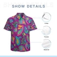 thumbnail image 7 of High Quality Hawaiian Shirts for Men Short Sleeve Aloha Beach Shirt Floral Summer Casual Button Down Shirts Blouses Z6YRBL, 7 of 7