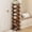 Natural, variant on YUCHANG Foldable Shoes Rack,Bamboo Shoes Organizer for Entryway ,Free Standing Rack,4-Layers ,tawny