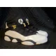 thumbnail image 2 of Ni - ke Ni - ke Air Jordan Shoes Sneakers Size 8.5Y Black White Gold 6 Rings 323399-100, 2 of 5