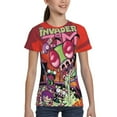 thumbnail image 4 of Invader Zim Youth Unisex T-Shirt Crewneck Short Sleeve Double-Sided Print Tee Shirts Top For Boys Girls Kid Teen X-Large, 4 of 6