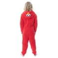 thumbnail image 3 of Sesame Street Toddler Elmo Sherpa Union Suit Costume Pajama For Boys Girls (3T), 3 of 4