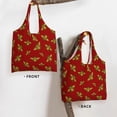 thumbnail image 2 of Vsdgher Hohey Bee Golden Print canvas Tote Bag, Lightweight Cloth Bags, Suitable for shopping, groceries, travel, 2 of 4
