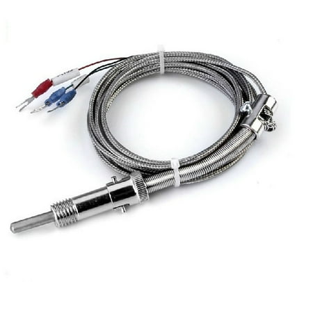 

PT100 Thermocouple Temperature Sensor Stainless Steel Probe With 1~6m 3 Cable Wires For Temperature Control M12*1.5 Thread Probe