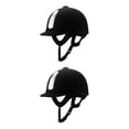 thumbnail image 4 of Langgg Sports Helmet For Horse Riding Sun-shading Comfortable Fit All-round for Protection Equestrian Helmet Black 52cm 2Set, 4 of 6
