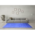 thumbnail image 3 of Ahgly Company Machine Washable Indoor Rectangle Persian Blue Bohemian Area Rugs, 5' x 8', 3 of 4