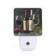 thumbnail image 1 of Balery Two Bottles Of Red And White Wine Luz Nocturna LED con Sensor Automático, Enchufe con Sensor Crepuscular, Luz Suave de 0.5W para Dormitorio, Pasillo, Baño-US, 1 of 7