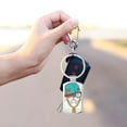 thumbnail image 5 of Coolnut 1 PCS Keychain Keyring, Dog Portrait in Hip-hop Hat Lightweight Metal Keychain Key Ring, Keychain Pendant Party Favor Reward Gifts, 5 of 6