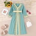 thumbnail image 4 of Kogui Sequin Dress for Girls Toddler Girl Clothes Denim Tulle Dresses Baby Summer Tutu Sundress Outfit Toddler Princess Dress for Girls Size 6-7 (Mint Green,6-7 Years), 4 of 4