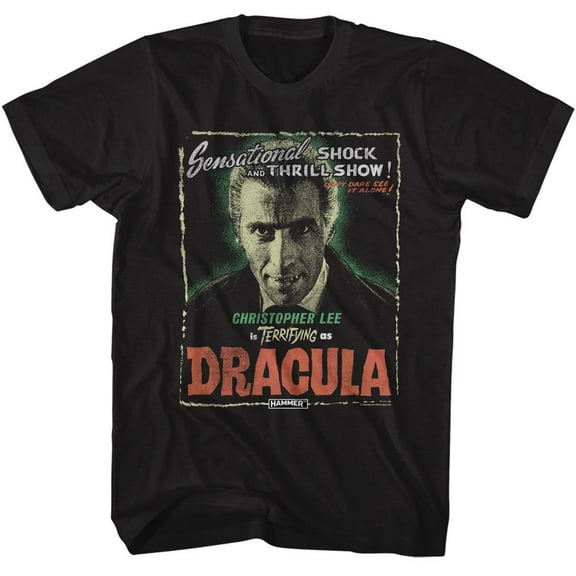 Dracula Terrifying Christopher Lee Men's T Shirt