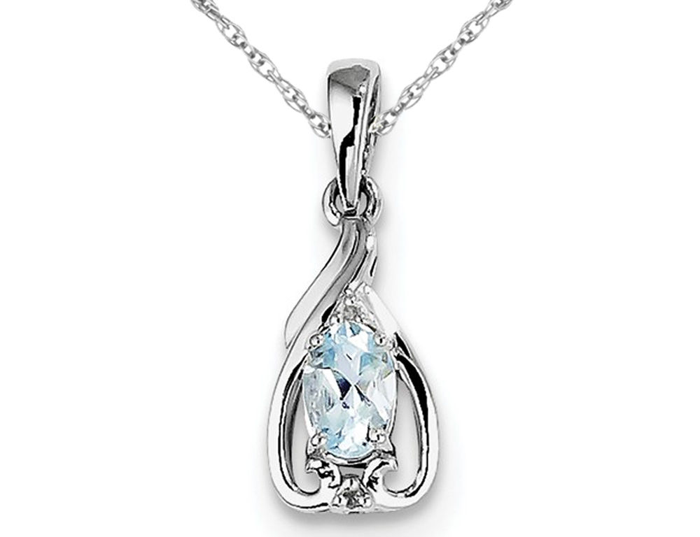 aquamarine necklace canada