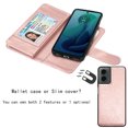 thumbnail image 6 of For Motorola Moto G 2024 Case, Moto G 5G 2024 Wallet Case, Motorola Moto G 5G 2024 6.5 inchs PU Leather Case,Luxury Cash Credit Card Slots Folio Flip Cover [Detachable Magnetic Case] & Kickstand, 6 of 8