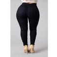 thumbnail image 4 of Pantalon Jean Moulant Décontracté en Denim Extensible pour Femmes, Taille Haute, Leggings, Jeans, Pantalons, 4 of 6