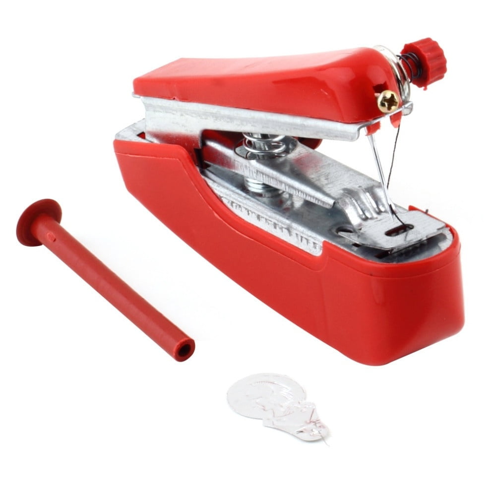 MiniSewer Handheld Sewing Machine, Mini Sewing Machine Handheld, Mini  Sewer, Hand Sewing Machine, Portable Sewing Machine for Home Travel Use  (Red)