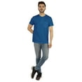 thumbnail image 4 of Inkmeso Solid Henley T-Shirt For Mens Cotton Short Sleeve Tee Shirts Pocket Shirt, 4 of 6