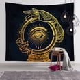 thumbnail image 1 of Psychedelic Wall Art Tapestry Sun and Moon Tapestry Mandala Tapestry Chakra Yoga Wall Hanging Tapestry Home Decor, 1 of 2