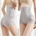 thumbnail image 4 of TAIAOJING Women'S High Waist Abdominal Lifting Buttocks Shaping Waistband Postpartum Shapewear Pants To Collect The Stomach Three Rows Of Zipper Abdominal Pants, 4 of 4