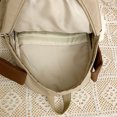 thumbnail image 4 of Bolsa de hombro para perro Bolsas de libros casuales de dibujos animados con colgantes Bolsas de estudiantes para estudiantes (caqui), 4 of 8