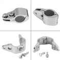 thumbnail image 1 of Bimini Slide Jaw, 1 pulgada de acero inoxidable Marine Hardware Fitting Silver Marine Boat Toldo Abrazadera Hardware de cubierta para bote Bimini Top Jaw Slide con bisagras abrazadera marina Amonsee No, 1 of 6