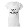 thumbnail image 3 of Black Feed Me Tacos And Tell Me I'm Pretty Cinco de Drinco Cinco De Mayo Women’s Standard V-Neck Tee, White, X-Large, 3 of 5