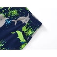 thumbnail image 3 of Beezizac Boys 2-Pack Soft Sleep Shorts Dolphin & Plaid Assorted Pajama Bottoms Sizes 6, 3 of 6