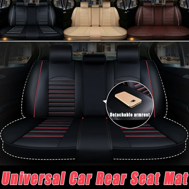 PU Leather Universal Car Auto Rear Seat Cover Pad Mat Cushion