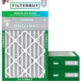 thumbnail image 1 of Filterbuy 16x30x4 MERV 8 (MPR 600) Dust Defense, Pleated HVAC AC Furnace Air Filters (3-Pack), 1 of 8