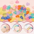 thumbnail image 4 of HLONK 200pc Transparent Acrylic Beads Frosted Flower Mixed Color, 4 of 6