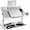 Grey, variant on Large Adjustable Height Folding Laptop Desk with Pen Holder, Portable Bed Table for Sofa Bed Floor Working Reading