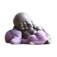 thumbnail image 1 of Pequeña estatua de cerámica de Buda feliz del bebé Maitreya, figura decorativa de Feng Shui, 1 of 7