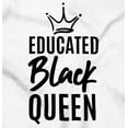 thumbnail image 2 of Educated Black Queen Empowered Women Plus Size Long Sleeve Graphic Tee Brisco Brands 2X, 2 of 6