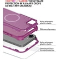 thumbnail image 3 of Diverbox Phone Case for iphone 16E 17E with Screen Protector, Heavy Duty Protection Shockproof DropProof Cover Compatible with MagSafe - Purple, 3 of 7
