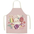 thumbnail image 2 of Huayishang Apron Sleeve Easter Series Household Printing Linen Apron Kitchen Multi Function Apron Funny Personality Creative Apron, 2 of 6